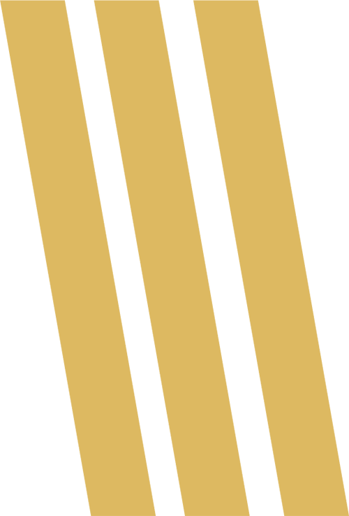 gold stripes